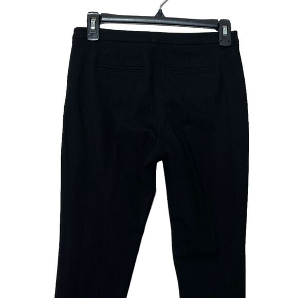ATM Slim Cuffed Trouser Pants Women’s Size 0 Black Cropped Stretch Ponte - Picture 6 of 13